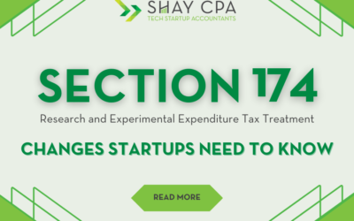 Research and Experimental Expenditure (Section 174) Tax Treatment Changes Startups Need to Know