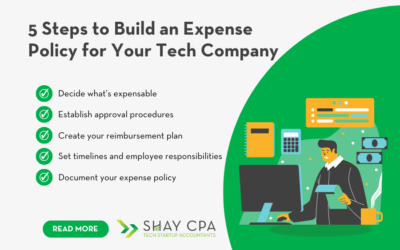 5 Steps to Build an Expense Policy for Your Tech Company